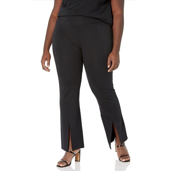 NEW The Drop Uma High Rise Fitted Slit Front Pull-On Pant 3X - Picture 1 of 5